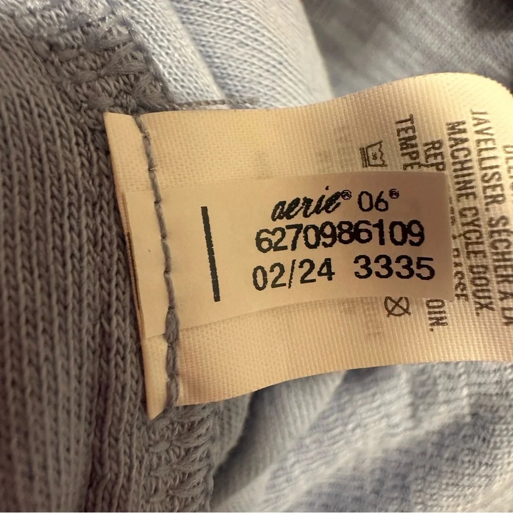 Aerie Endless Summer Blue Crew Sweater Size Medium - Picture 5 of 5